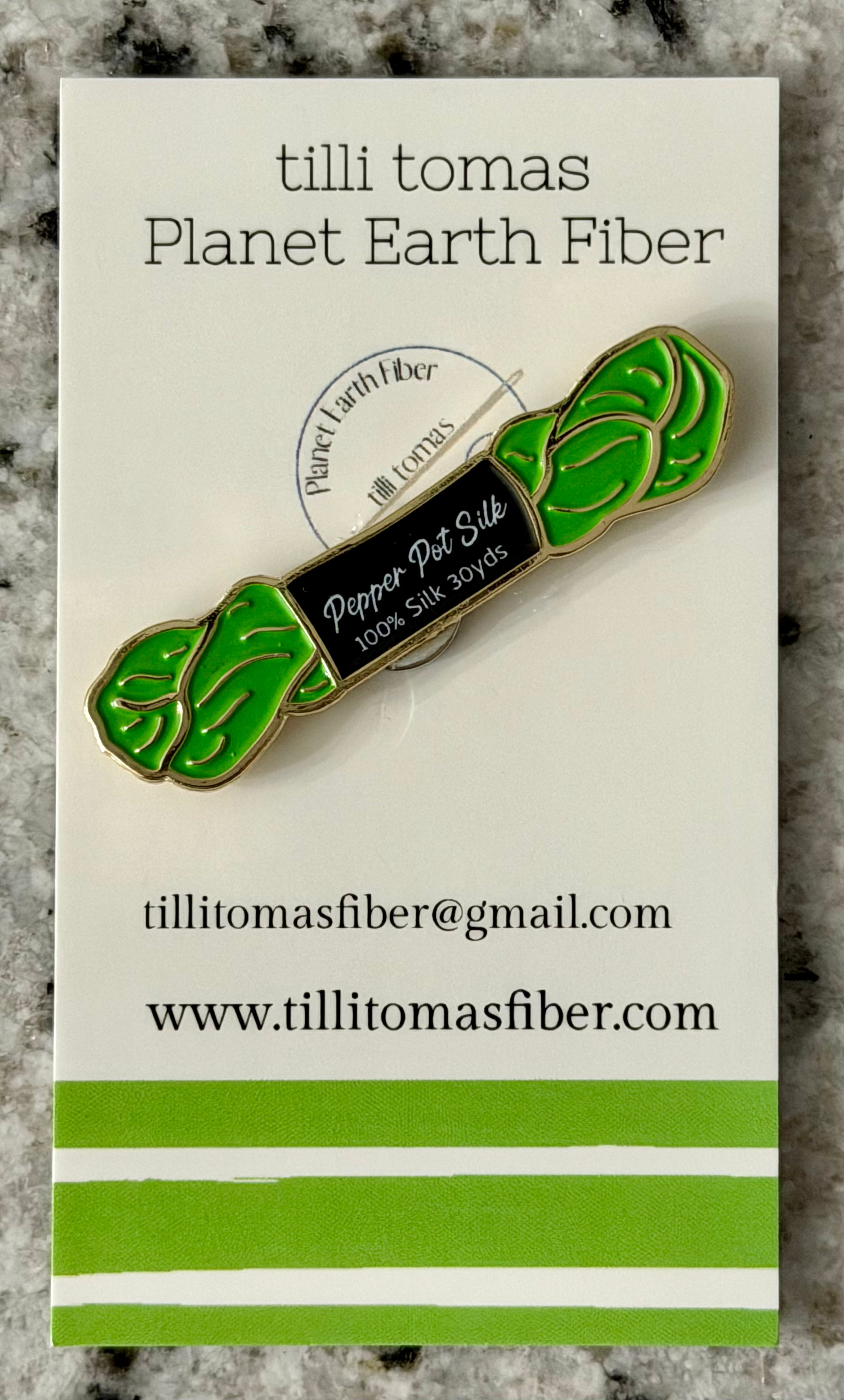 Green Pepper Pot Needleminder