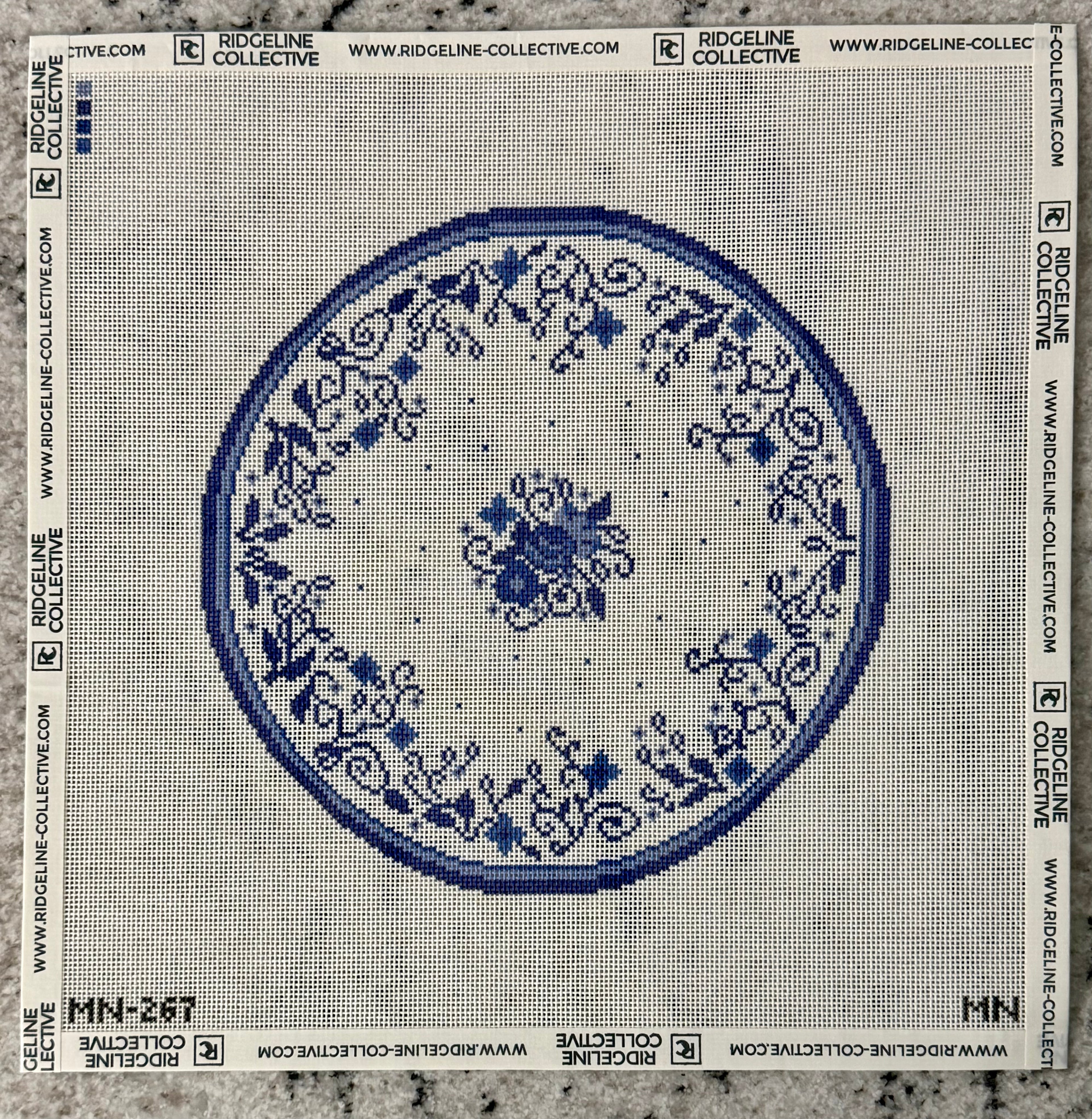 Blue China Plate