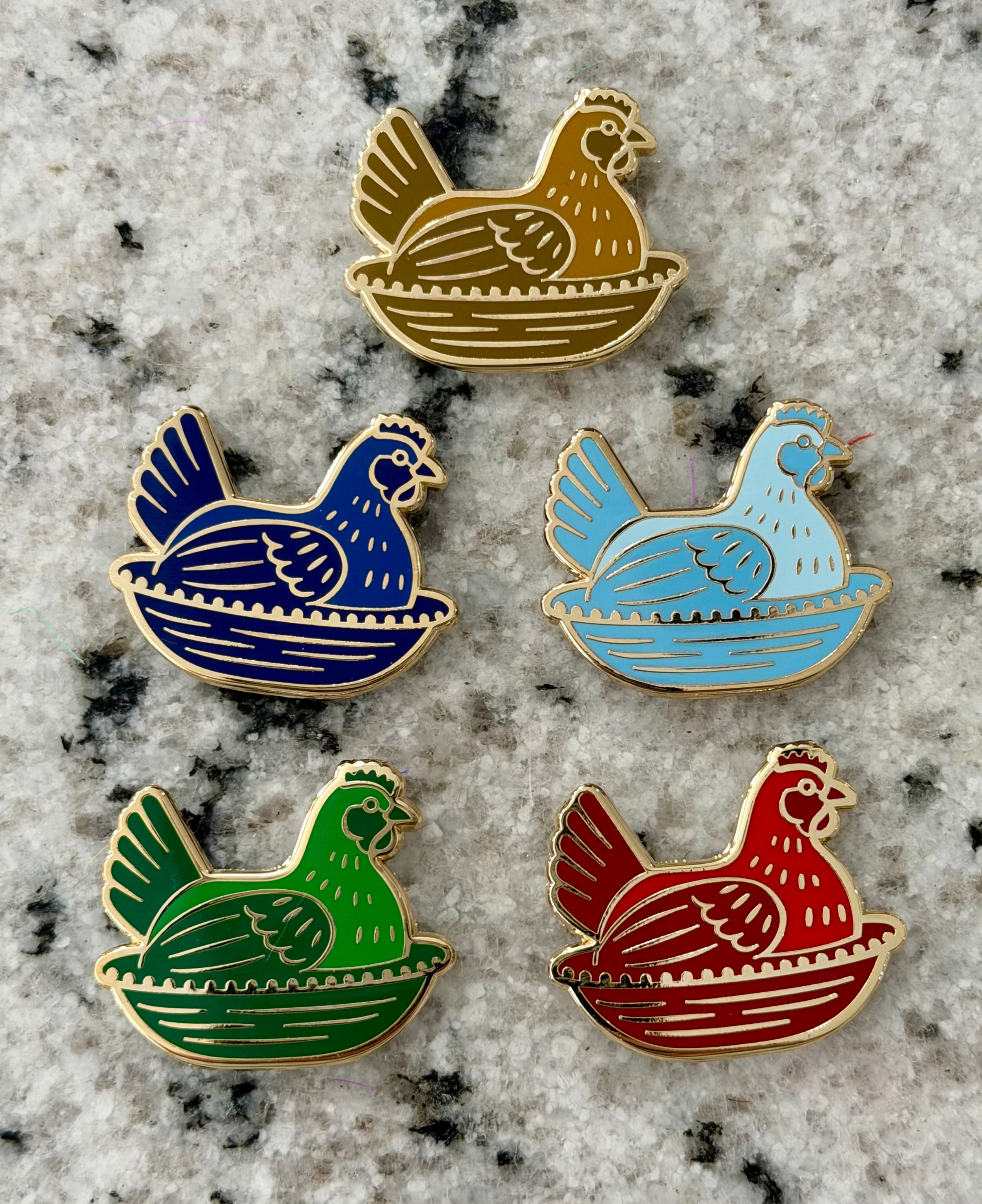 Hen on Nest Dish Needleminder